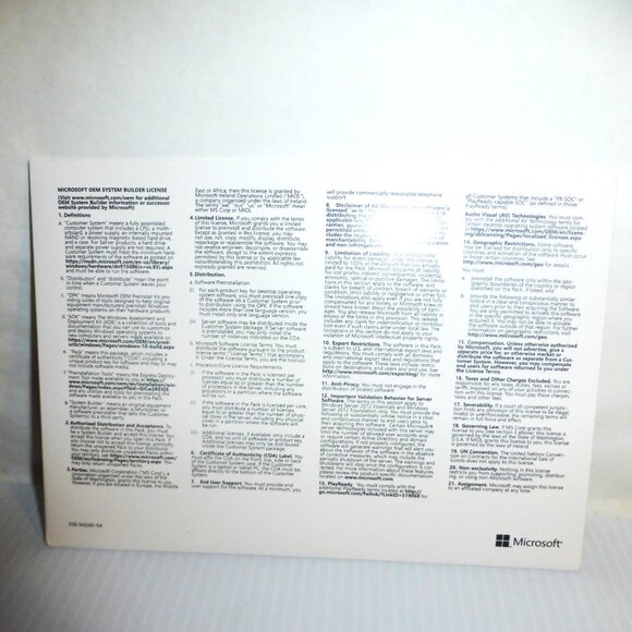 Microsoft Corporation WINDOWS Svr Datacenter 2022 64Bit English SDP OEI DVD ROK - Picture 4 of 5